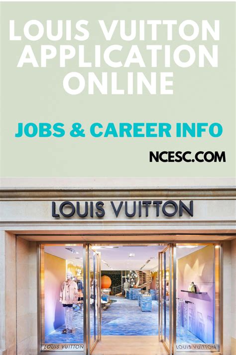 louis vuitton hiring website.